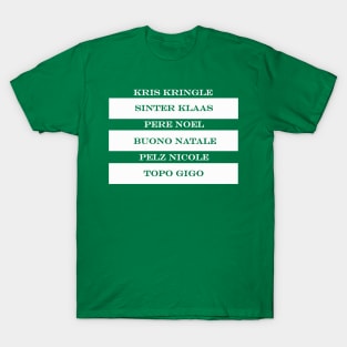 Kris Kringle Sinter Klaas Topo Gigo T-Shirt